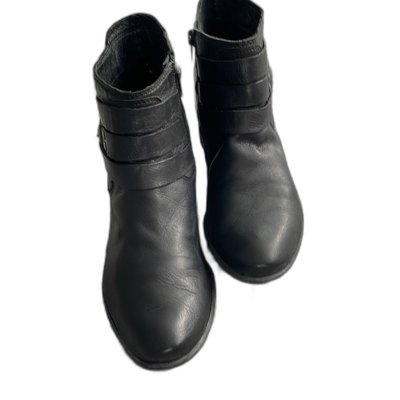 Black leather Joseph Seibel Ankle Boots. Size 37 - Picture 2 of 12